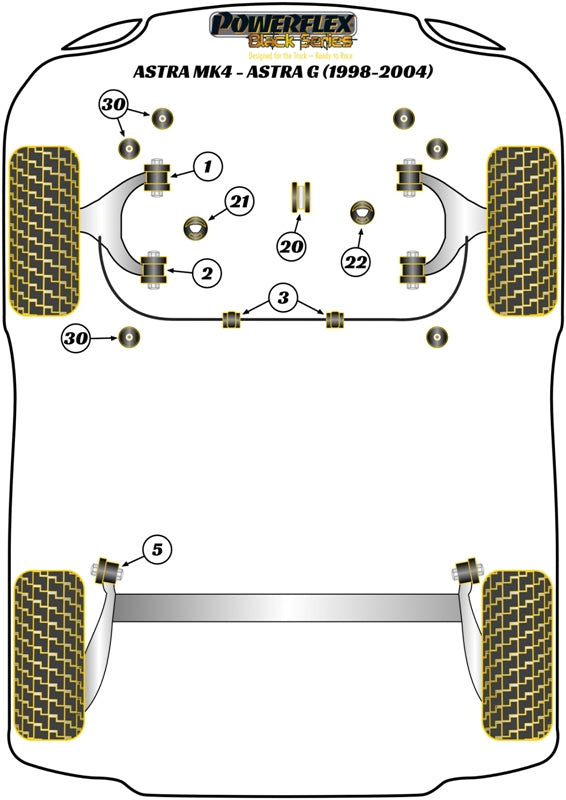 Vauxhall / Opel Rear Beam Mounting Bush