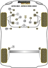 Vauxhall / Opel Upper Right Engine Mounting Insert Diesel