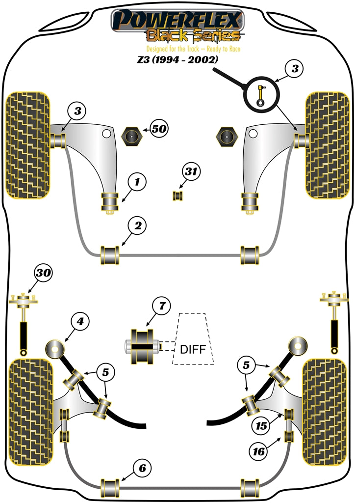 Transmission Mounting Bush (Motorsport)