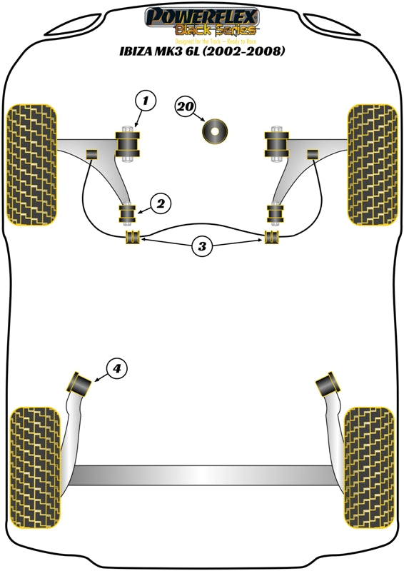 Lower Engine Mount Large Bush (M-Sport)
