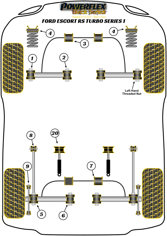 Ford Front Top Shock Absorber Mount