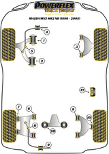 Mazda MX-5, Miata, Eunos Front Upper Wishbone Bush