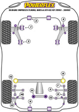 Subaru Front Arm Rear Bush - Caster Adjust