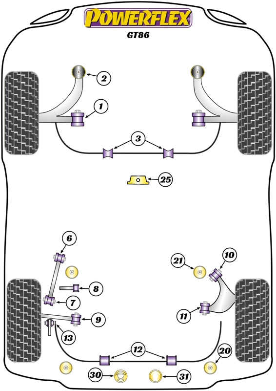 Rear Diff Rear Left Mount Insert
