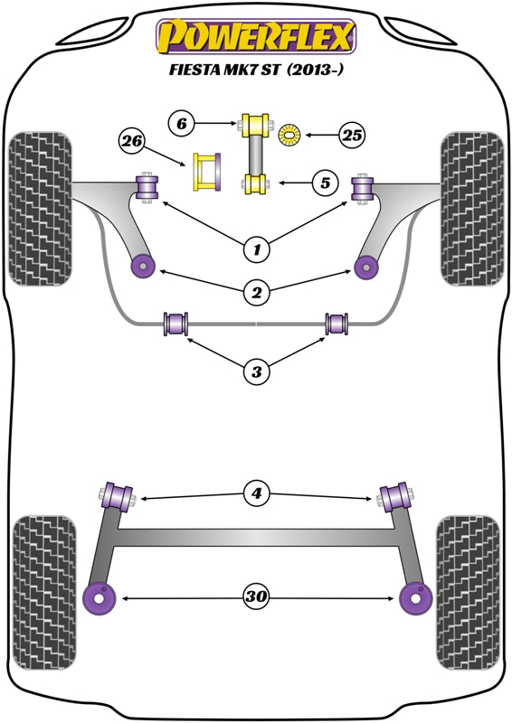 PowerAlign Camber Bolt Kit (12mm x 60mm)