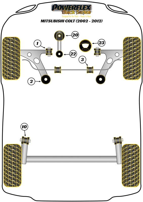 Front Wishbone Front Bush