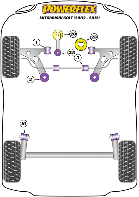 Front Wishbone Front Bush