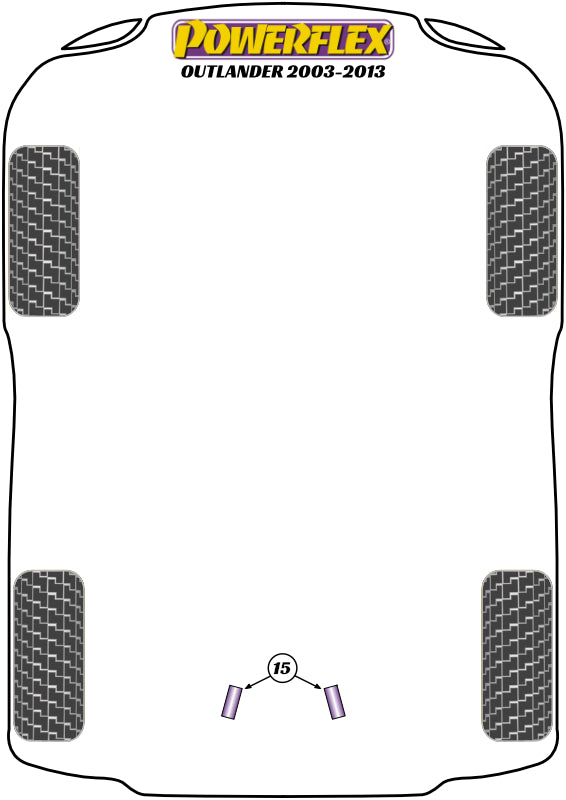 Mitsubishi Front Anti Roll Bar Bush 26mm