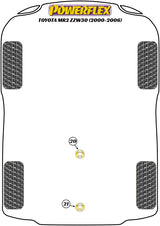 Front Wishbone Rear Bush  suits Toyota