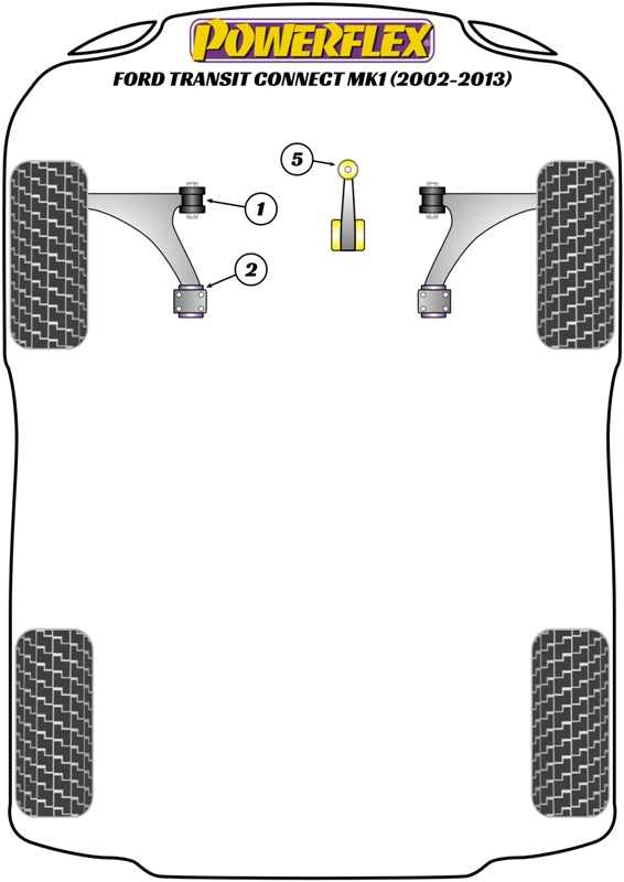 Ford Transit Front Wishbone Rear Bush
