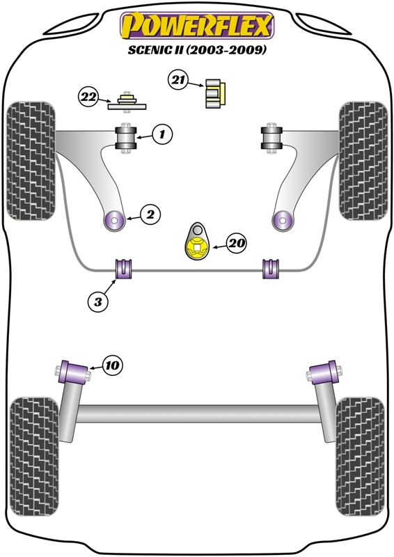 Renault Rear Beam Mounting Bush