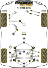 Audi Front Lower Radius Arm to Chassis Bush