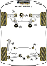 Alfa Romeo Giulietta 940 (2010 -) Rear Anti-Roll Bar Bush 15mm
