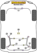 Ford Mustang (2015-2023) Rear Subframe Front Bush Insert