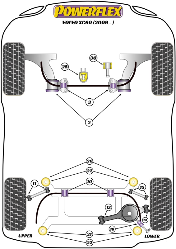 Volvo Rear Lower Arm Outer Bush