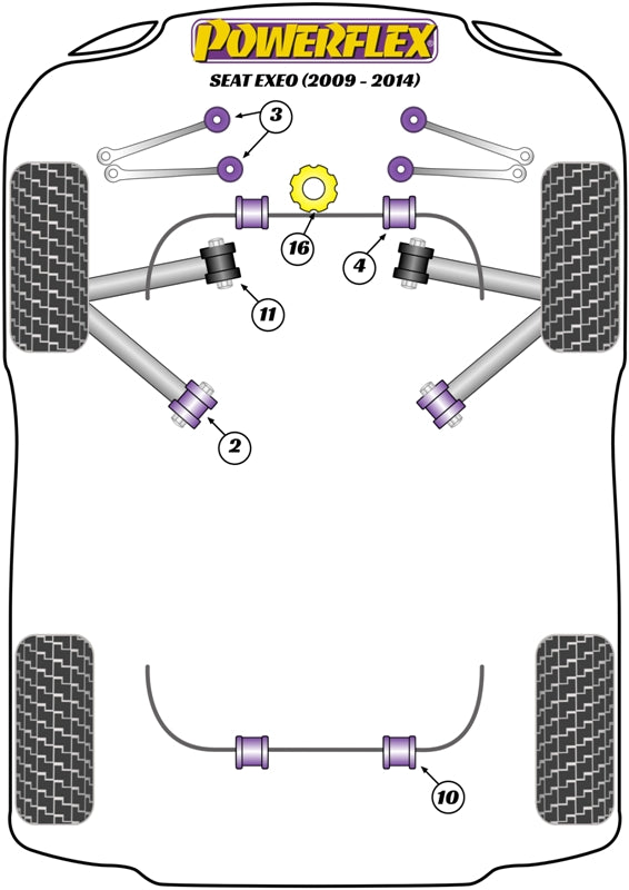 Rear Anti Roll Bar Bush 18mm