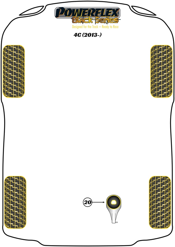 Alfa Romeo Lower Engine Mount Bush Insert