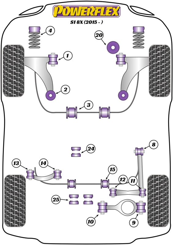 Front Strut Top Mount Bush