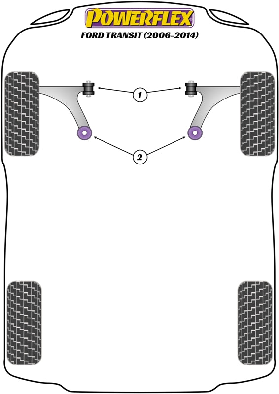 Ford Transit Front Wishbone Rear Bush