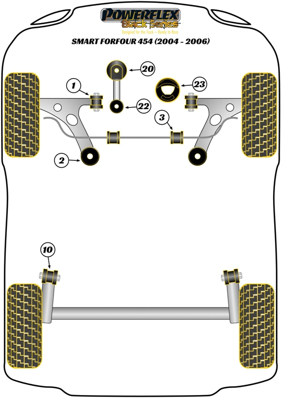 Front Wishbone Rear Bush