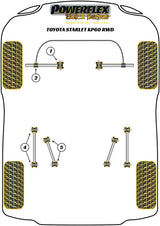 Starlet KP60 Series (1978 - 1984) Rear Lower Control Arm Bush suits Toyota