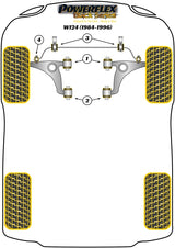 Mercedes-Benz E-CLASS Front Anti Roll Bar To Link Arm Bush 22.5mm