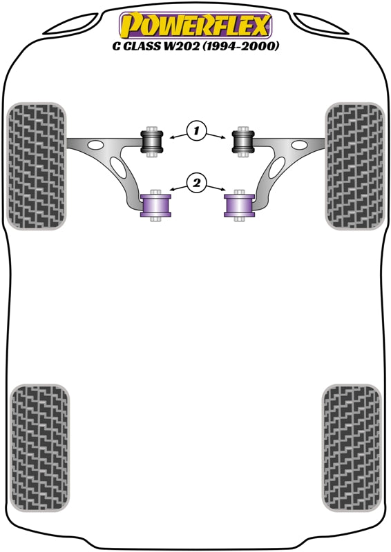 Mercedes-Benz Front Track Control Arm Rear Bush