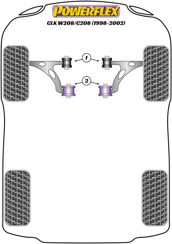 Mercedes-Benz Front Track Control Arm Rear Bush