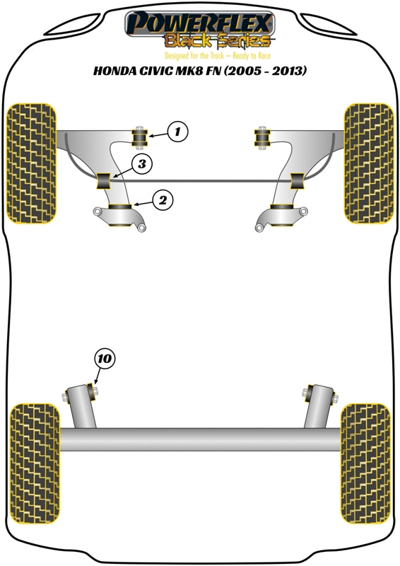 Honda Rear Beam Mounting Bush