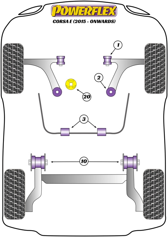 Lower Rear Engine Mount Insert