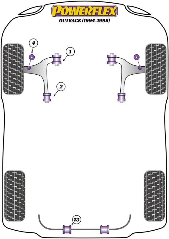Subaru Front Anti Roll Bar End Link