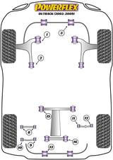 Subaru Rear Lower Front Lateral Tie Bar
