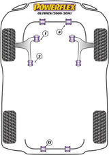 Subaru Rear Anti Roll Bar Bush 16mm