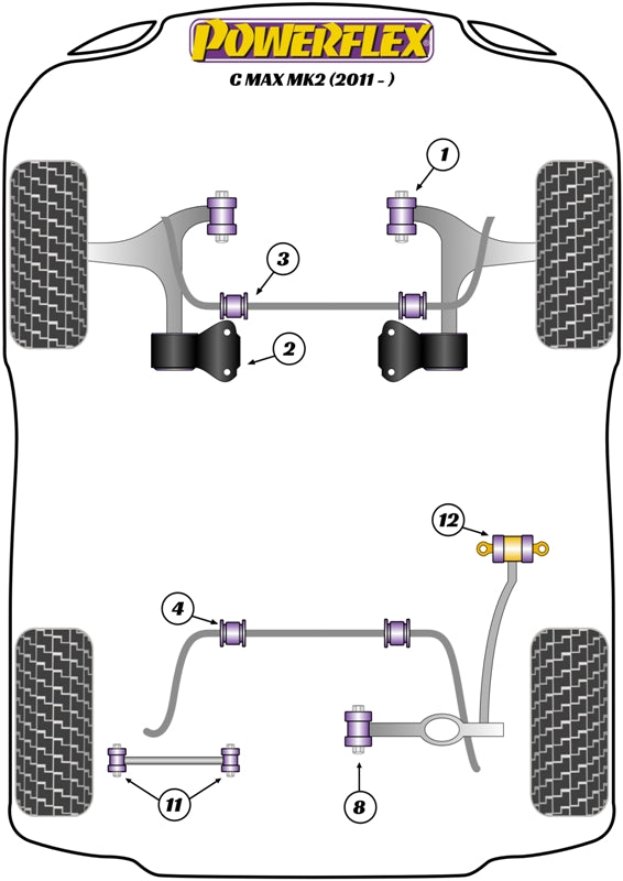 Front Anti Roll Bar To Chassis Bush 24mm