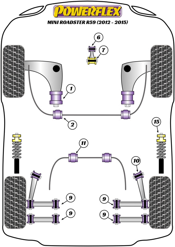 Mini Upper Gearbox Mount Insert (Diesel)