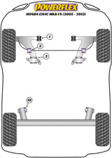 Honda Rear Beam Mounting Bush