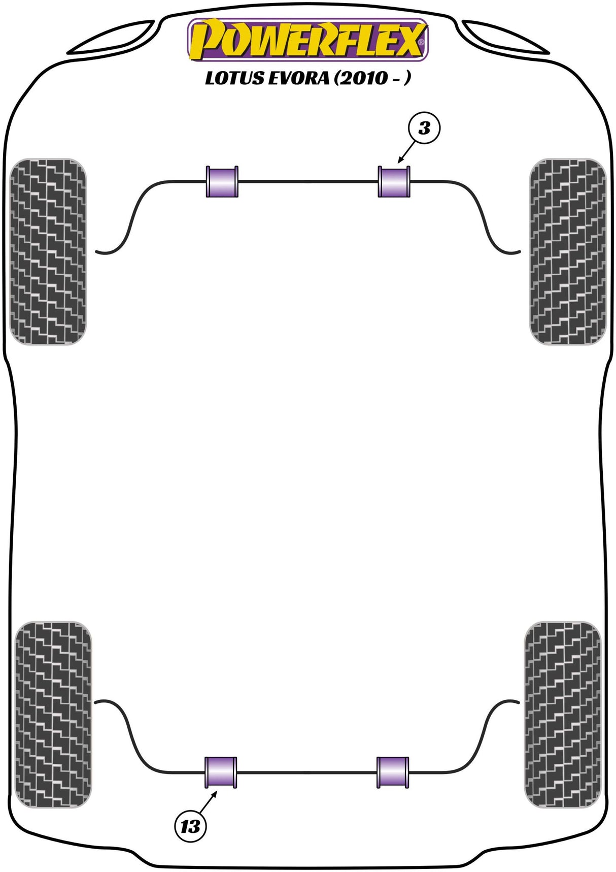 Lotus Front Anti Roll Bar Bush 21.5mm