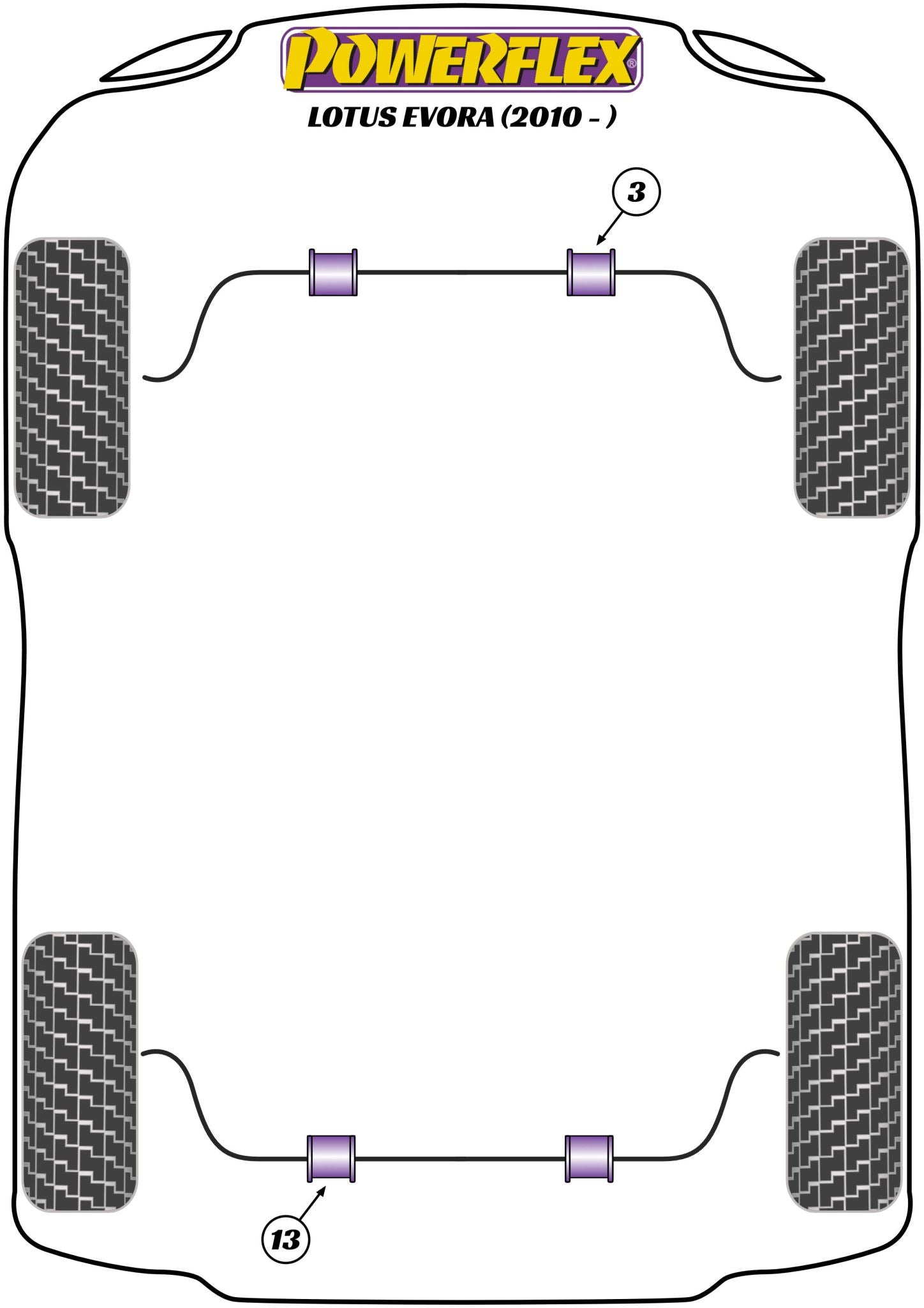 Lotus Front Anti Roll Bar Bush 21.5mm