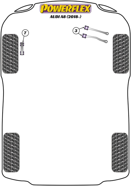 Audi Front Upper Control Arm Bush - Camber Adj