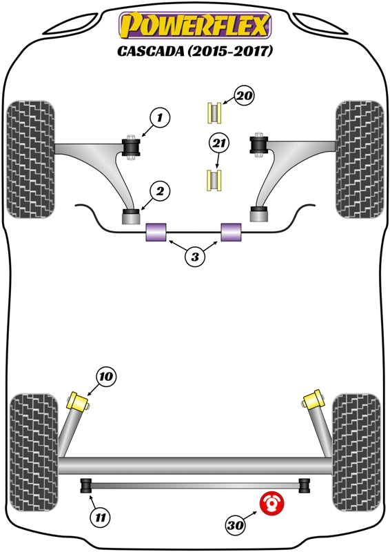 Rear Engine Mounting Insert Diesel
