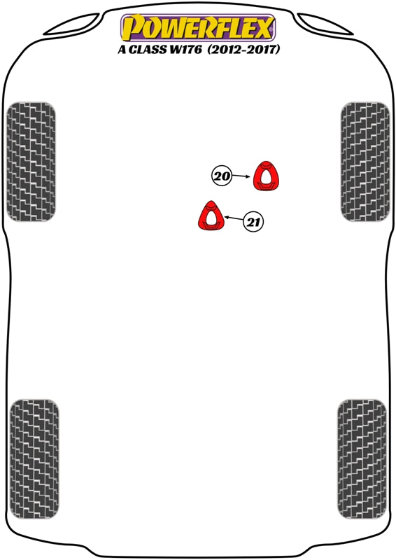 Mercedes-Benz Upper Engine Mount Insert