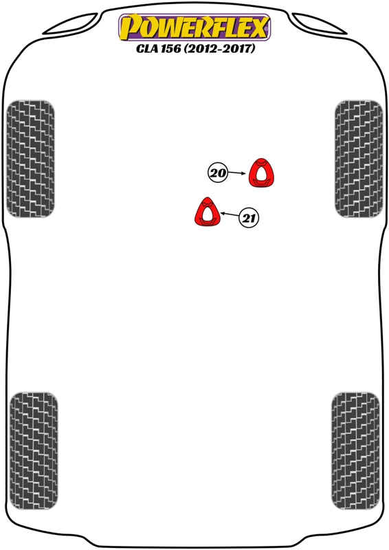 Mercedes-Benz Upper Engine Mount Insert