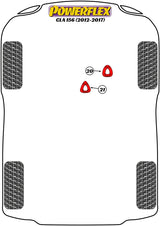 Mercedes-Benz Upper Engine Mount Insert
