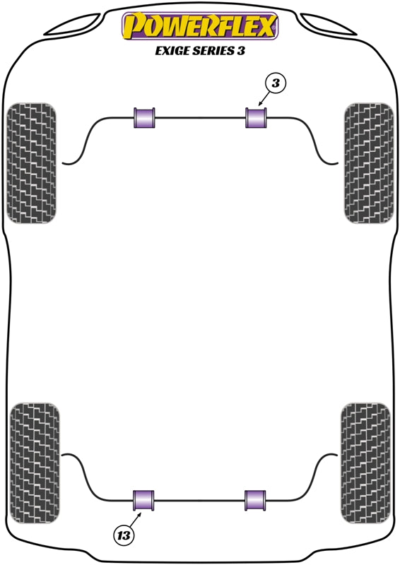 Lotus Exige (2000 - 2021) Rear Anti Roll Bar Bush 19.5mm