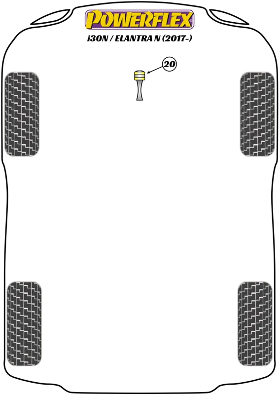 Upper Gearbox Mount Bush Insert