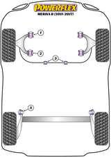 Front Anti Roll Bar Mounting Bush 24mm (2 Piece)