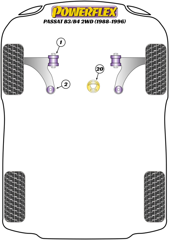 Front Wishbone Front Bush 30mm