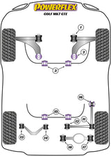 Front Lower Engine Mount Hybrid Bush (Large) - Road