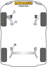 Front Wishbone Rear Bush, Caster Adjustable