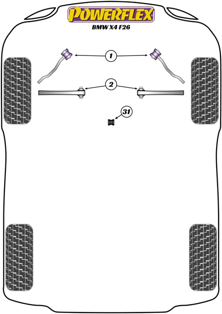 BMW Engine Mount Insert Kit